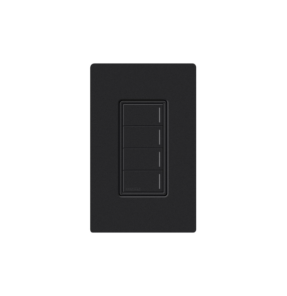 LUTRON RADIORA 3 RRSTW4BMN RRSTW4BMN (RadioRa3) Botonera Sunnata Negro 4 escenas para