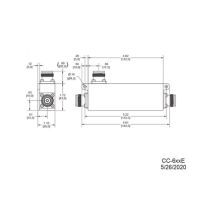 MICROLAB CC610E CC-610E Acoplador direccional 10dB 617-5925MHz 300W-161dBc 4.3-10 IP6