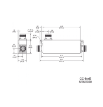 MICROLAB CC615E CC-615E Acoplador direccional 15dB 617-5925MHz 300W-161dBc 4.3-10 IP6