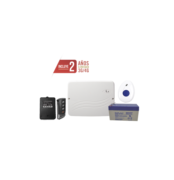 M2M SERVICES PRO4GEN2FALL PRO4-GEN2-FALL Kit de Panel de Alarma Híbrido 4G LTE con bo