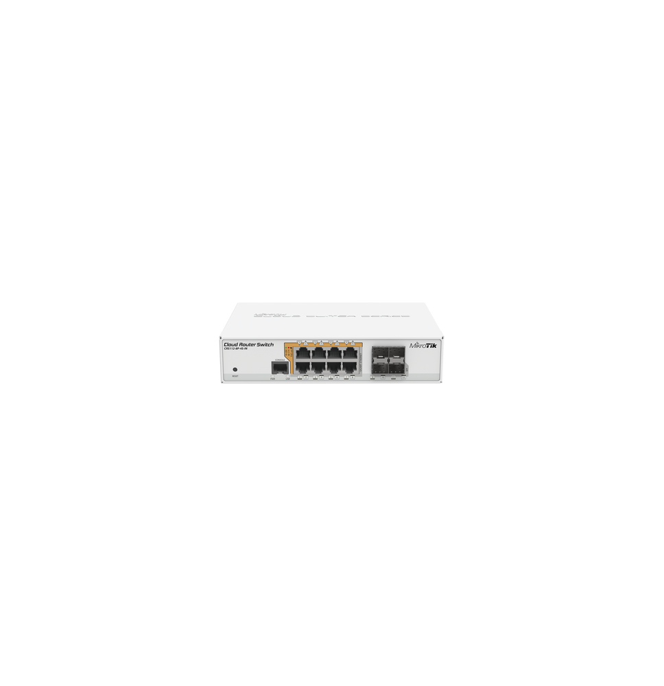 MIKROTIK CRS1128P4SIN CRS112-8P-4S-IN Cloud Router Switch Administrable L3 8 puertos