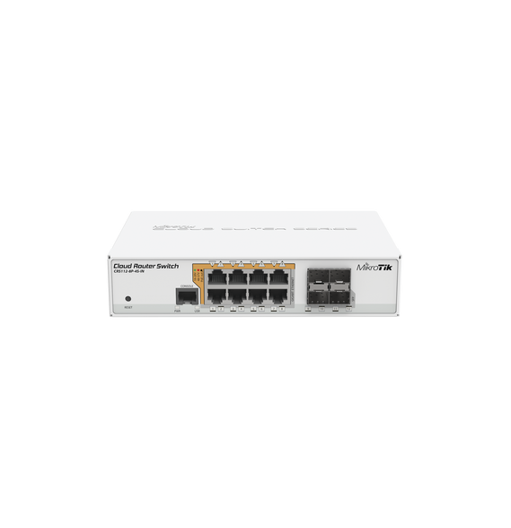 MIKROTIK CRS1128P4SIN CRS112-8P-4S-IN Cloud Router Switch Administrable L3 8 puertos