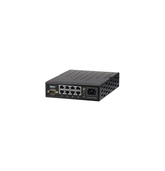 NETONIX WS8150AC WS8150AC Switch WISP PoE Administrable de 8 puertos Gigabit entrada
