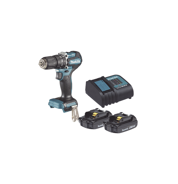 MAKITA DHP487SYX2 DHP487SYX2 Rotomartillo/Taladro Inalámbrico SIN CARBONES Broquero d