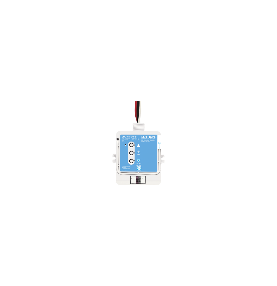 LUTRON ELECTRONICS LMJ5TDVB LMJ5TDVB (RadioRA2) Relay control de iluminación 0-10V ca