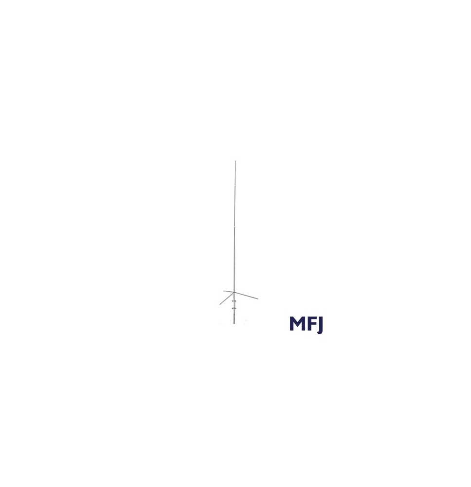 MFJ MFJ1524 MFJ-1524 Antena Base UHF / VHF Para Rango de Frecuencia de 144 / 440 MHz.