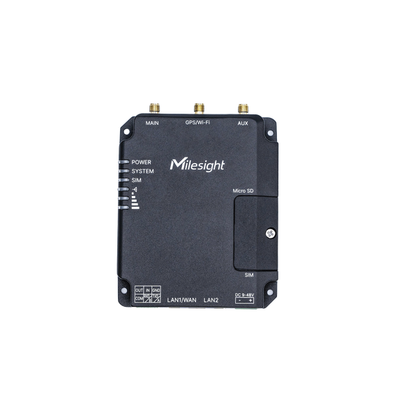 MILESIGHT UR32L04AFW485 UR32-L04AF-W-485 ROUTER 4G CON 2 PUERTOS ETHERNET WI-FI