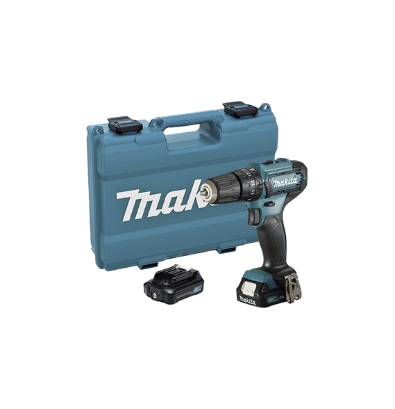 MAKITA HP333DSAE HP-333-DSAE Taladro Combinado de 12Vcc con tecnología CXT (Incluye 2
