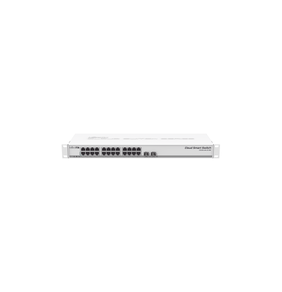 MIKROTIK CSS32624G2SRM CSS326-24G-2S+RM Cloud Smart Switch 24 puertos Gigabit 2 puert