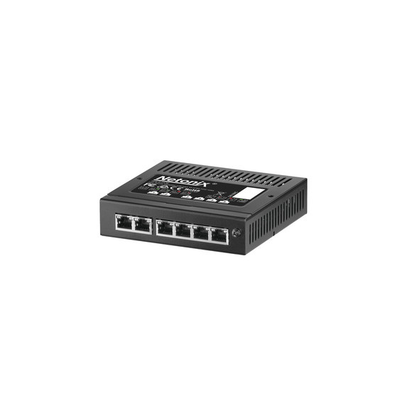 NETONIX WS6MINI WS6MINI Switch WISP PoE 6 puertos Gigabit entrada PoE pasivo de 37-53