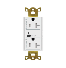 LUTRON ELECTRONICS CAR2S20STRWH CAR2S20STRWH Receptáculo con señal inalámbrica ClearC