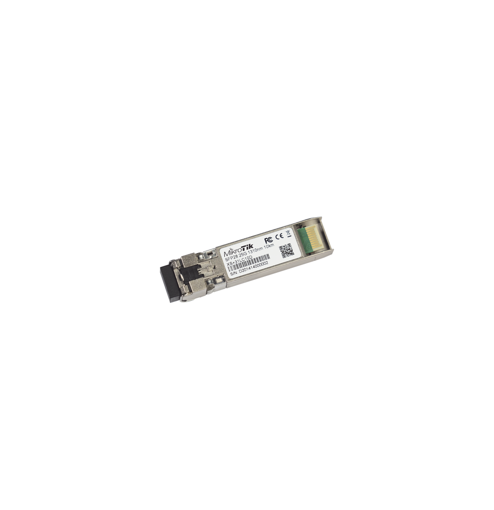 MIKROTIK XS31LC10D XS+31LC10D Transceptor MiniGbic XSFP+ 1G/10G/25G LC Duplex para fi