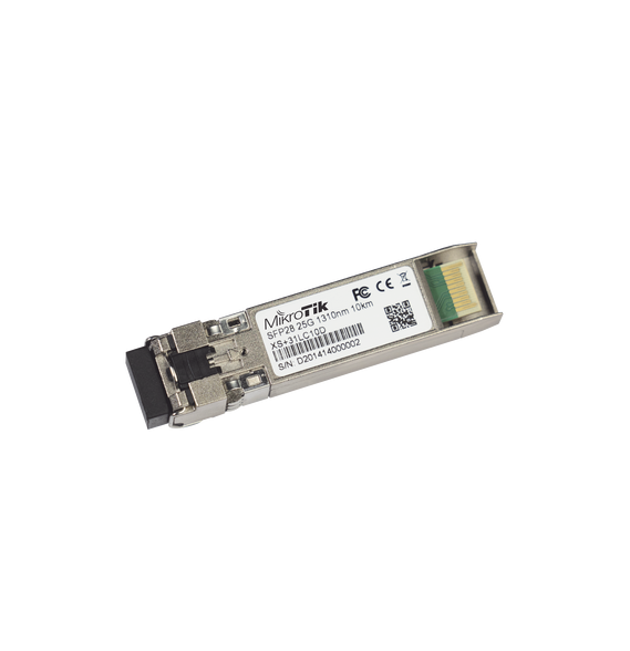 MIKROTIK XS31LC10D XS+31LC10D Transceptor MiniGbic XSFP+ 1G/10G/25G LC Duplex para fi