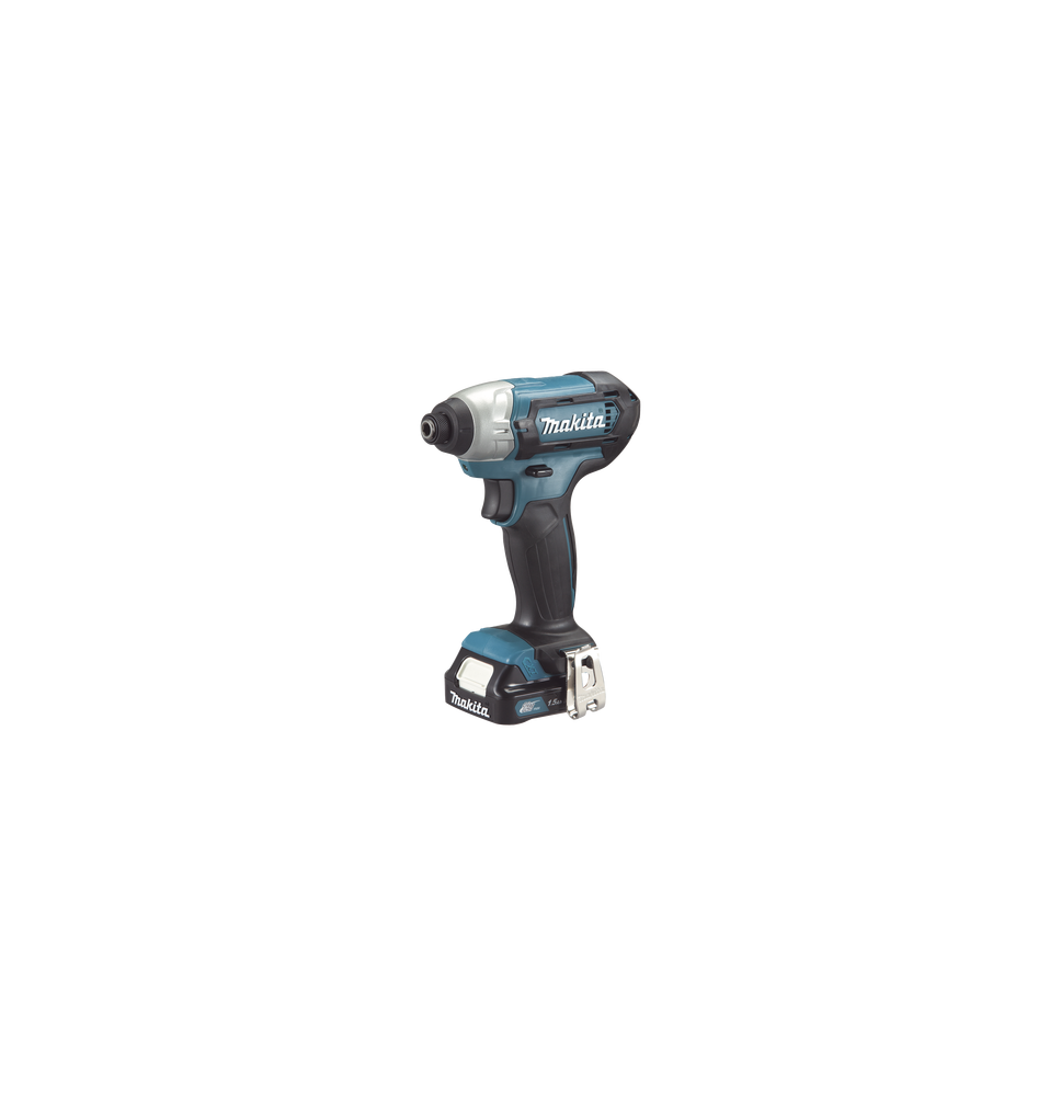 MAKITA TD110DWYE TD1-10D-WYE Atornillador de Impacto entrada hexagonal de ¼?. 2 bater