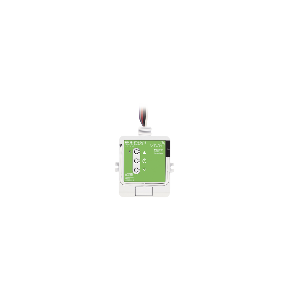 LUTRON ELECTRONICS RMJS8TNDVB RMJS8TNDVB Relevador Atenuador inalámbrico con señal Cl