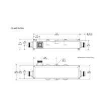 MICROLAB CC30E CC-30E Acoplador direccional 30dB 575-2700MHz 300W - 161 dBc 4.3 - 10