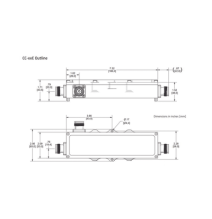 MICROLAB CC07E CC-07E Acoplador direccional 7dB 575-2700MHz 300W - 161 dBc 4.3 - 10 I