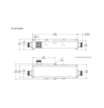 MICROLAB CC06E CC-06E Acoplador direccional 6dB 575-2700MHz 300W - 161 dBc 4.3 - 10 I