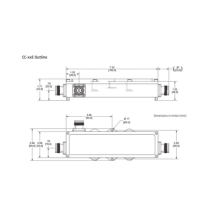 MICROLAB CC05E CC-05E Acoplador direccional 5dB 575-2700MHz 300W - 161 dBc 4.3 - 10 I