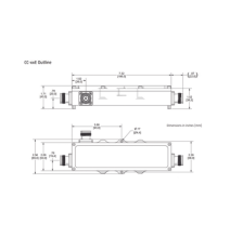 MICROLAB CC20E CC-20E Acoplador direccional 20dB 575-2700MHz 300W - 161 dBc 4.3 - 10