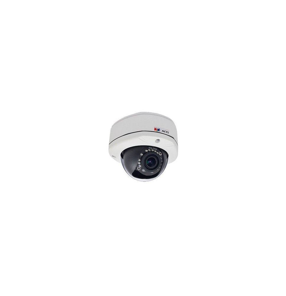 ACTI E86A E86A Domo varifocal de 3 megapixeles día/noche real superior WDR para exter