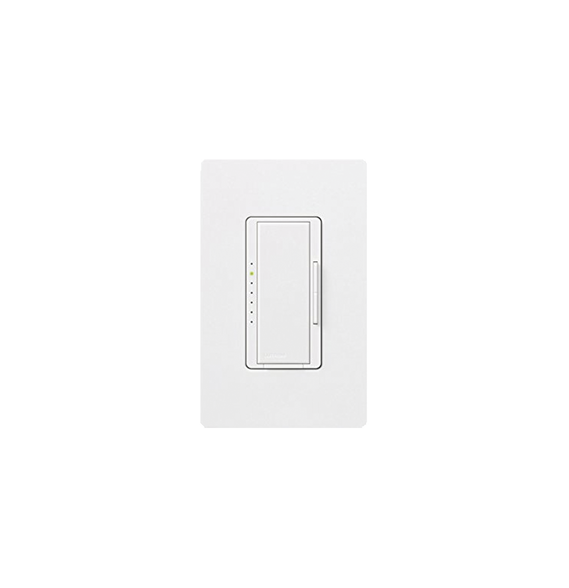 LUTRON ELECTRONICS MAELV800WHS MAELV-800-WH-S Maestro 800W Elec bajo color blanco.