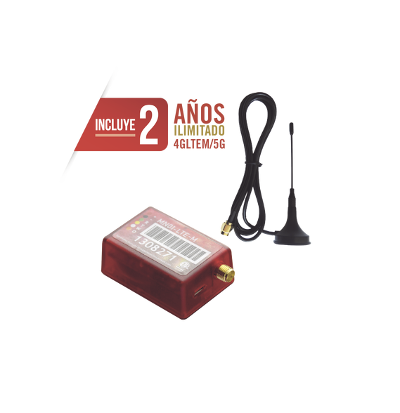 M2M SERVICES MN01LTEM MN01-LTE-M Comunicador LTE 5G Dual SIM / INCLUYE 2 AÑOS 4G/5G s