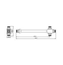 MICROLAB D384KFE D3-84KFE DIVISOR REACTIVO DE 3 VIAS 575-2700MHz 300W -161dBc 4.3-10