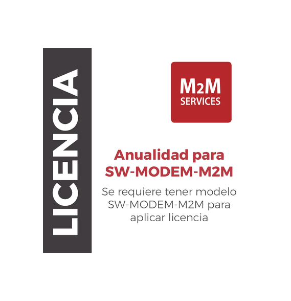 M2M SERVICES VOUCHERSWMODEM VOUCHER-SW-MODEM Servicio por un Año Extra para SW-MODEM-