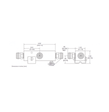 MICROLAB DN74FN DN-74FN SEPARADOR 10dB (10:1) Tap 350-5930MHz 500W -161dBc TIPO N IP6