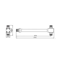 MICROLAB D284KFE D2-84KFE DIVISOR REACTIVO DE 2 VIAS 575-2700mhZ 300W -161dBc 4.3-10