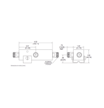 MICROLAB DN94FN DN-94FN SEPARADOR 15dB (30:1) Tap 350-5930MHz 500W -161dBc TIPO N IP6