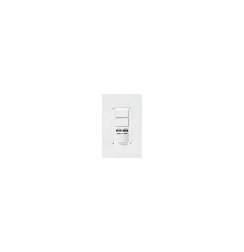 LUTRON ELECTRONICS MSB202WH MS-B202-WH (XCT) Apagador doble con sensor de presencia y