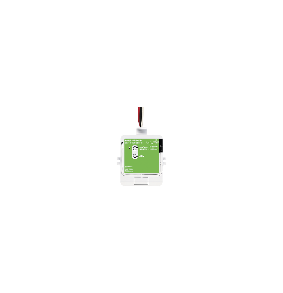 LUTRON ELECTRONICS RMJS5RDVB RMJS5RDVB Relevador On/Off inalámbrico con señal ClearCo