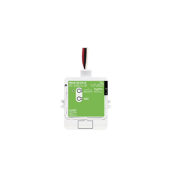 LUTRON ELECTRONICS RMJS5RDVB RMJS5RDVB Relevador On/Off inalámbrico con señal ClearCo
