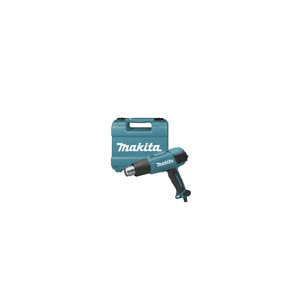 MAKITA HG6031VK HG-6031-VK Pistola térmica de temperatura variable con estuche.