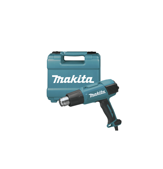 MAKITA HG6031VK HG-6031-VK Pistola térmica de temperatura variable con estuche.