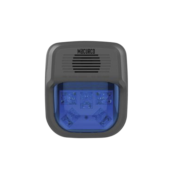 MACURCO - AERIONICS HSBHORN HS-B-HORN Sirena Estrobo Color Azul Para Paneles y Detect