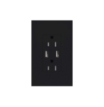 LUTRON ELECTRONICS SCR15UBTRMN SCR15UBTRMN Tomacorriente 15A con salida de carga USB