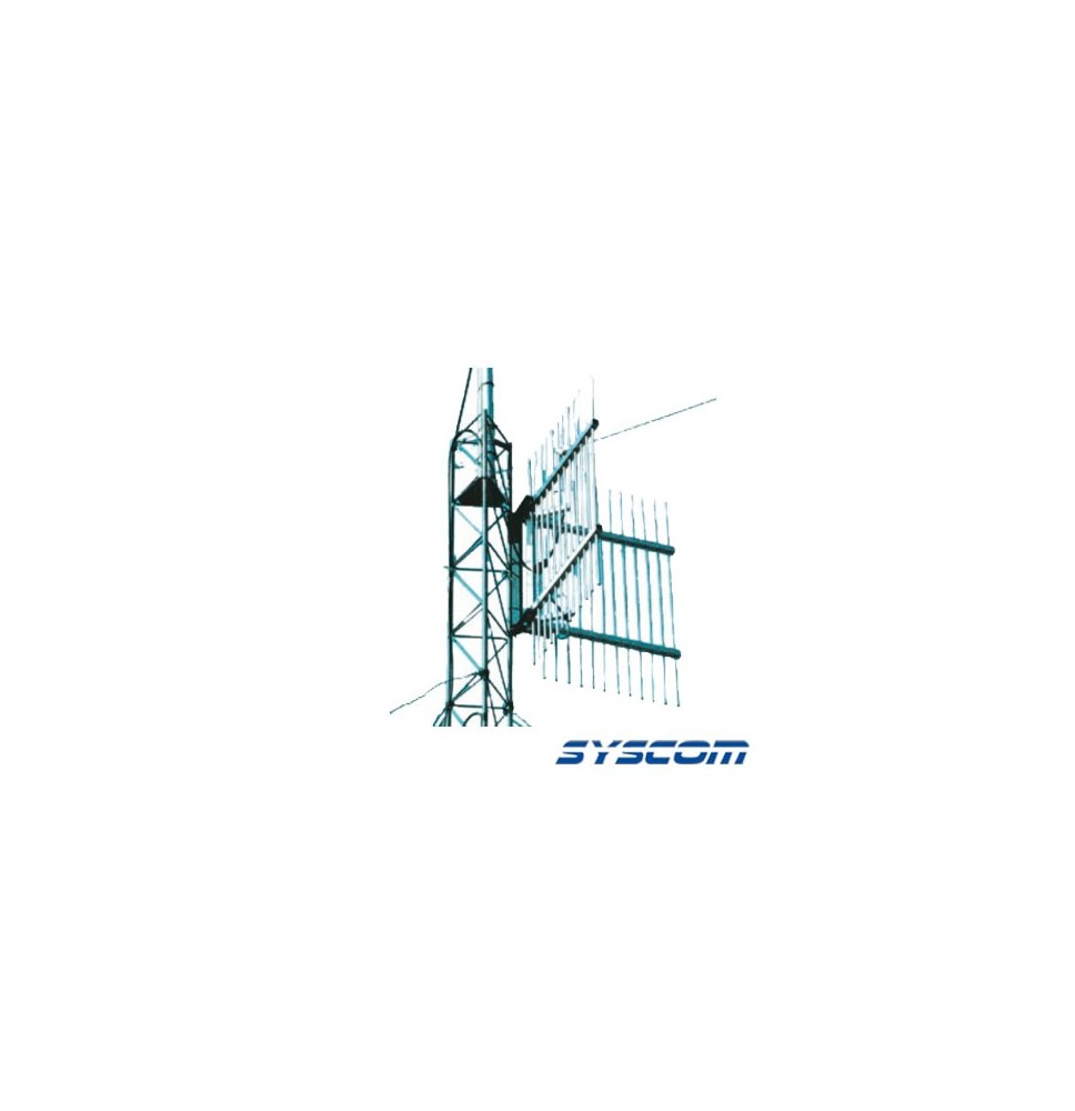 Syscom SYSCR12U SYSCR12U Antena Base UHF Direccional Rango de Frecuencia 450 - 470 MH