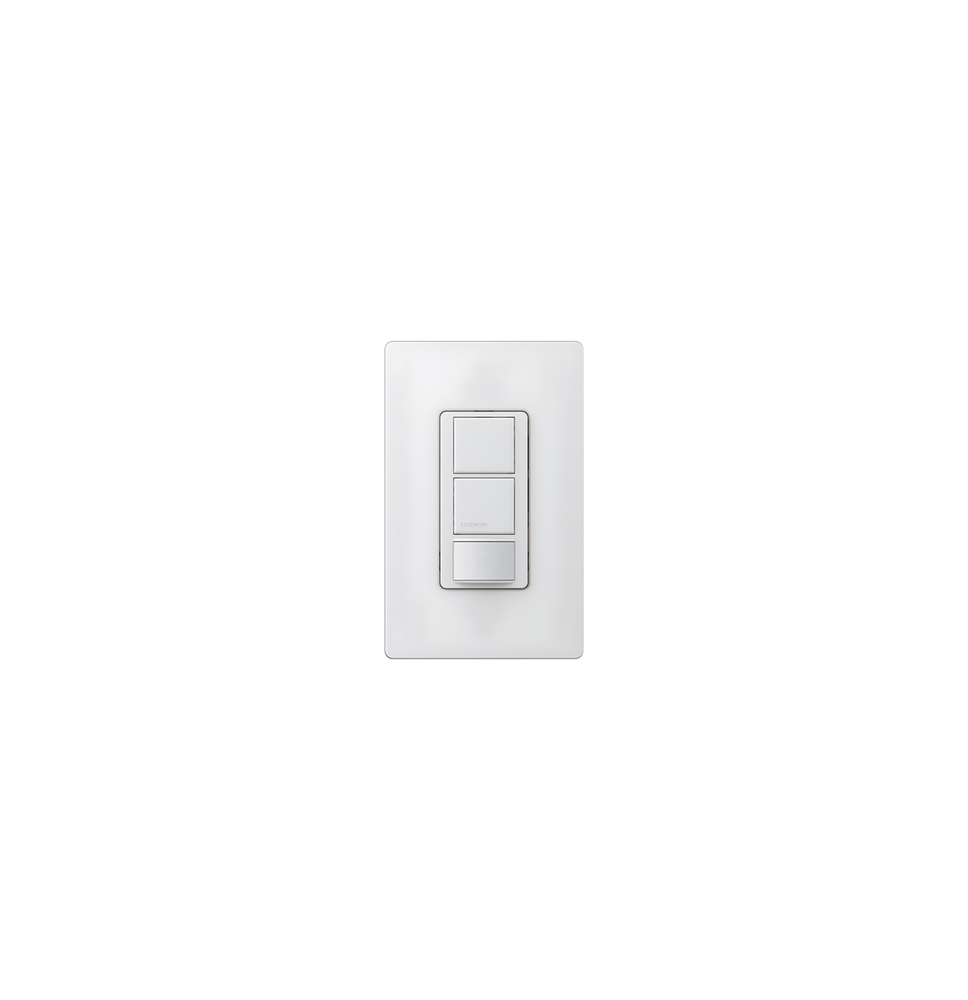 LUTRON ELECTRONICS MSOPS6DDVSW MSOPS6DDVSW (XCT) Apagador doble con sensor de presenc