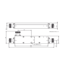 MICROLAB CK54N CK-54N Acoplador direccional 15dB 694-2700 50W tipo N