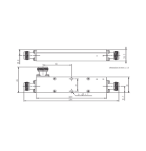 MICROLAB CK59N CK-59N Acoplador direccional 30dB 694-2700 50W tipo N