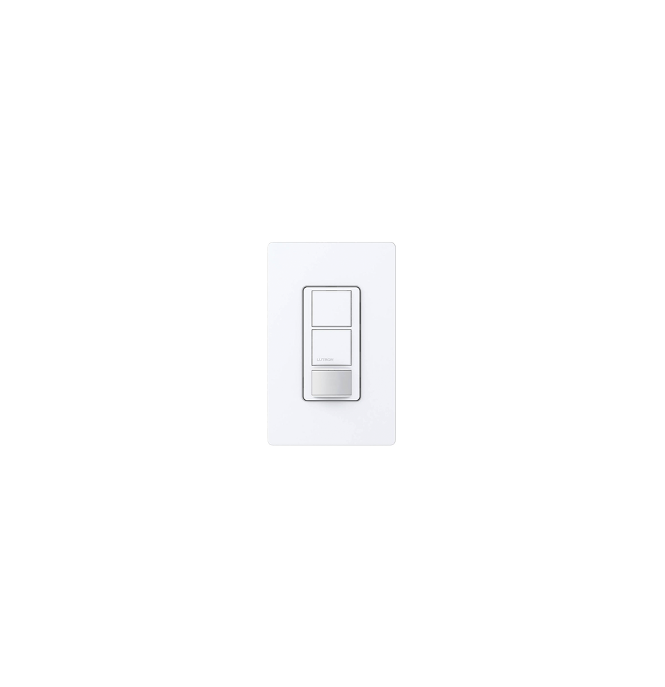 LUTRON ELECTRONICS MSOPS6DDVWH MSOPS6DDVWH (XCT) Apagador doble con sensor de presenc