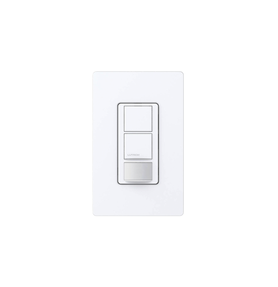 LUTRON ELECTRONICS MSOPS6DDVWH MSOPS6DDVWH (XCT) Apagador doble con sensor de presenc