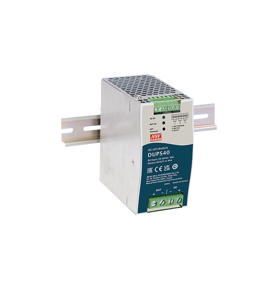 MEANWELL DUPS40 DUPS40 UPS PARA CD / 24VCD 40A / RIEL DIN / PARA BATERÍAS DE 4 A 135