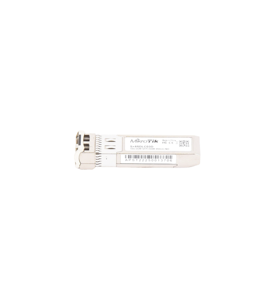 MIKROTIK S85DLC03D S+85DLC03D Transceptor MiniGbic SFP+ 10G LC Duplex para fibra Mult