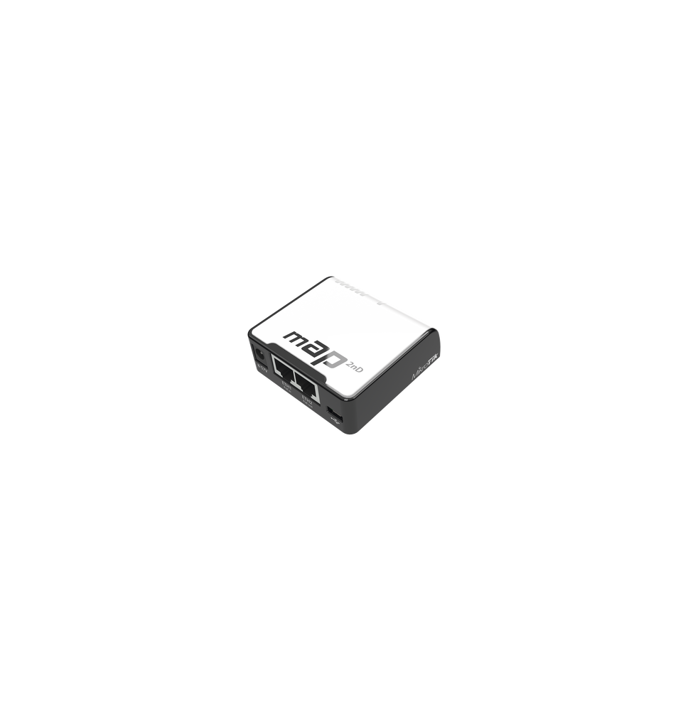 MIKROTIK RBMAP2ND RBMAP2ND (mAP) 2 Puertos Fast Ethernet 1 Puerto MicroUSB WiFi 2.4 G