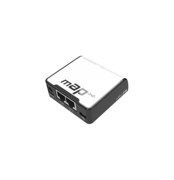 MIKROTIK RBMAP2ND RBMAP2ND (mAP) 2 Puertos Fast Ethernet 1 Puerto MicroUSB WiFi 2.4 G