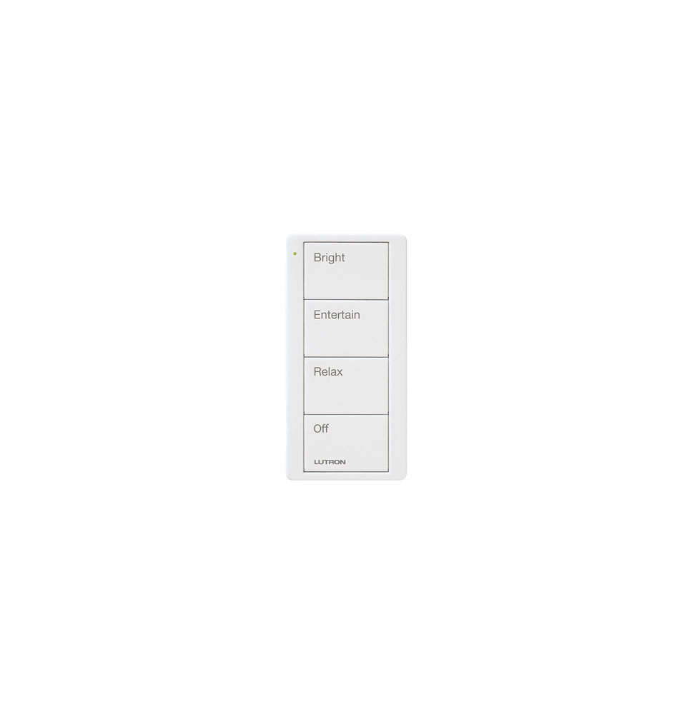 LUTRON ELECTRONICS PJ24BGWHP03 PJ24BGWHP03 Control remoto inalambrico PICO con escena